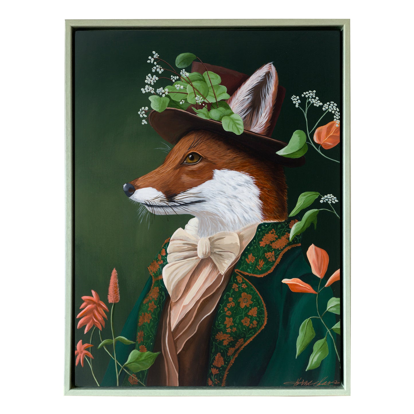 The Naturalist’s Gaze – Original Acrylic Painting
