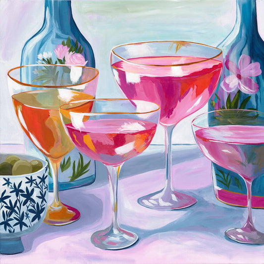 Pink Fizz – Original Acrylic Painting