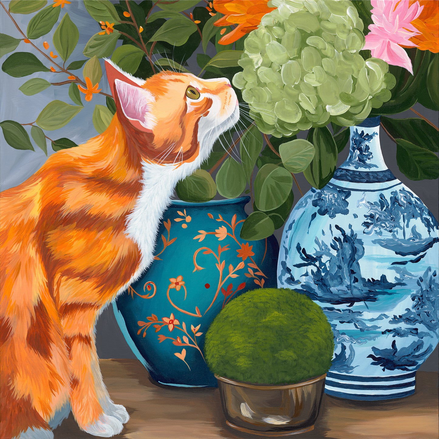 Flower Inspector – Original Acrylic Painting