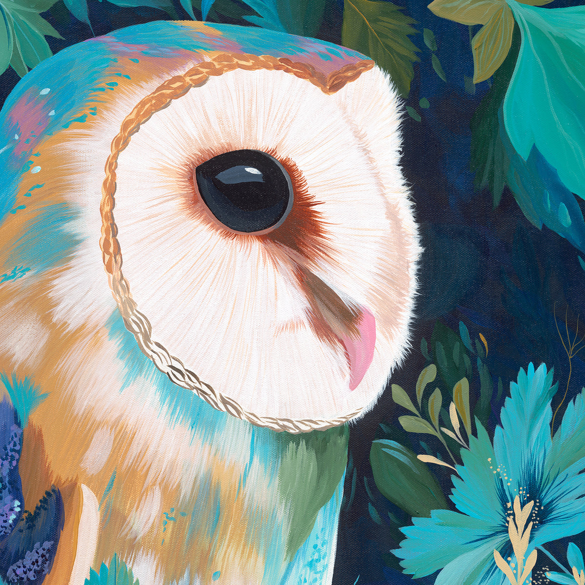 Listening Garden Owl - Limited Edition Fine Art Print