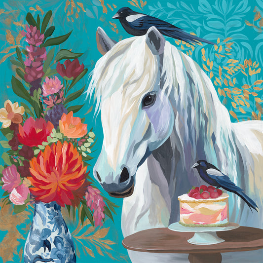 The Mare Who Knew Better – Original Acrylic Painting